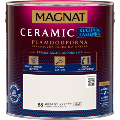 Farba ceramiczna MAGNAT KitchenBathroom przejrzysty kalcyt B8 2,5 l