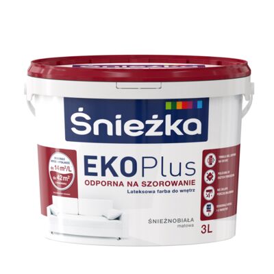 Farba lateksowa EKO plus 3 l Śnieżka