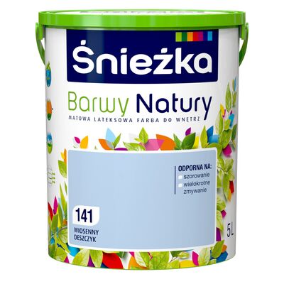 Farba lateksowa Barwy Natury wiosenny deszczyk 141 5 l Śnieżka