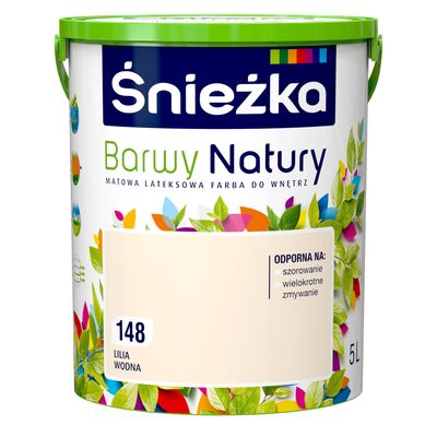 Farba lateksowa Barwy Natury lilia wodna 148 5 l Śnieżka