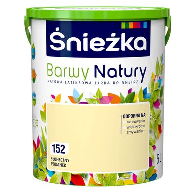 Farba lateksowa Barwy Natury słoneczny poranek 152 5 l Śnieżka