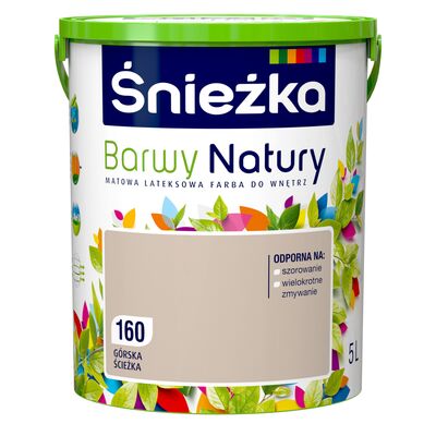 Farba lateksowa Barwy Natury górska ścieżka 160 5 l Śnieżka