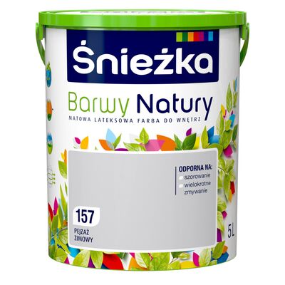 Farba lateksowa Barwy Natury pejzaż zimowy 157 5 l Śnieżka