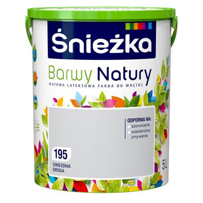 Farba lateksowa Barwy Natury gwiezdna droga 195 5 l Śnieżka