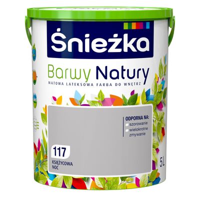 Farba lateksowa Barwy Natury księżycowa noc 117 5 l Śnieżka