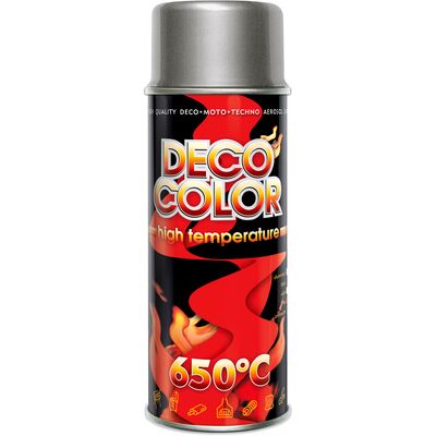 Lakier żaroodporny High Temperature aluminium 0,4 l DECO COLOR