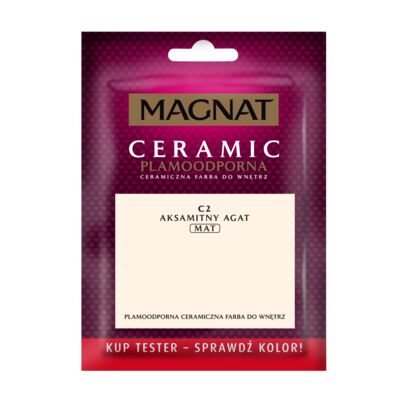 Farba ceramiczna MAGNAT Ceramic TESTER aksamitny agat C2 30 ml