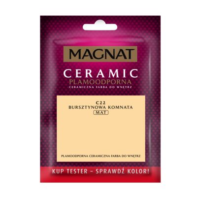 Farba ceramiczna MAGNAT Ceramic TESTER bursztynowa komnata C22 30 ml
