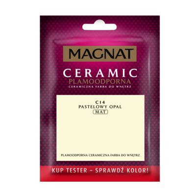 Farba ceramiczna MAGNAT Ceramic TESTER pastelowy opal C14 30 ml