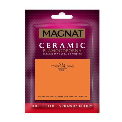 Farba ceramiczna MAGNAT Ceramic TESTER tygrysie oko C20 30 ml