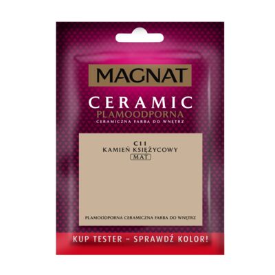 Farba ceramiczna MAGNAT Ceramic TESTER kamień księżycowy C11 30 ml