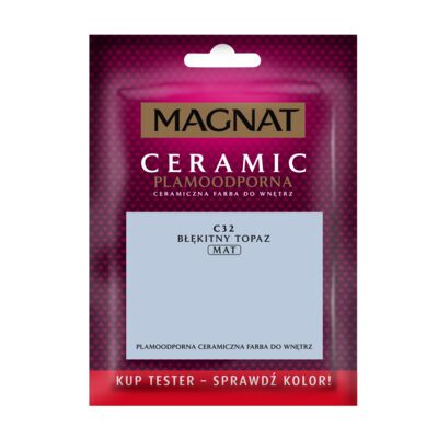 Farba ceramiczna MAGNAT Ceramic TESTER błękitny topaz C32 30 ml