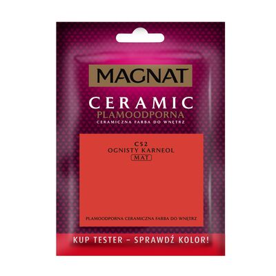 Farba ceramiczna MAGNAT Ceramic TESTER ognisty karneol C52 30 ml