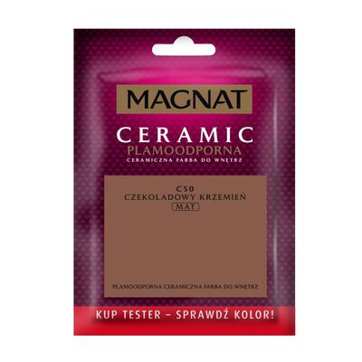 Farba ceramiczna MAGNAT Ceramic TESTER czekoladowy krzemień C50 30 ml