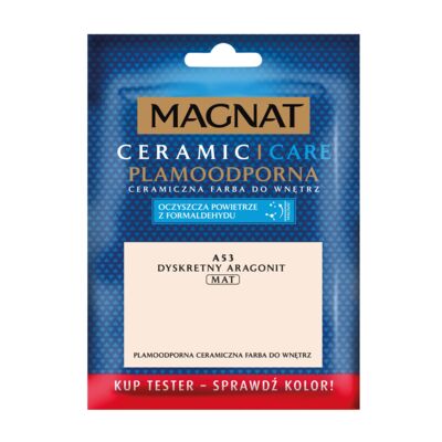 Farba ceramiczna Care Plamoodporna TESTER a53 dyskretny aragonit 30 ml MAGNAT