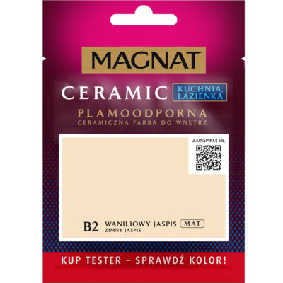 Farba ceramiczna MAGNAT KitchenBathroom TESTER zimny jaspis B2 30 ml