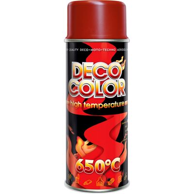 Lakier żaroodporny High Temperature czerwony 0,4 l DECO COLOR