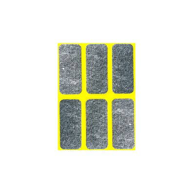 Samoprzylepne podkładki filcowe szare Premium grubość 6 mm 25 x 60 ANDPOL