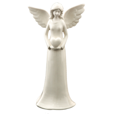 Figurka ceramiczna Anioł 18,5 cm mix