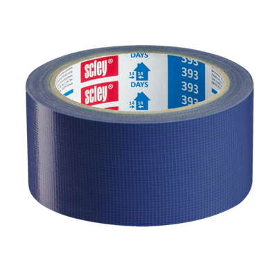 Taśma tynkarska 393, 38 mm x 33 m PE niebieska 14 dni SCLEY