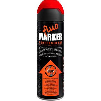 Znacznik Fluomarker czerwony 0,5 l DECO COLOR