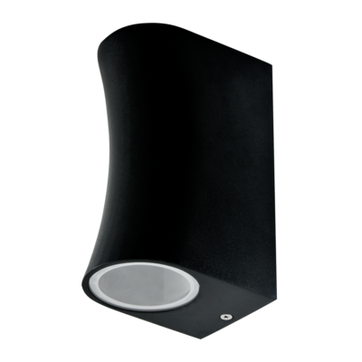 Kinkiet aluminiowy POLUX Boston SGL37RWB-2 2 x GU10 czarny