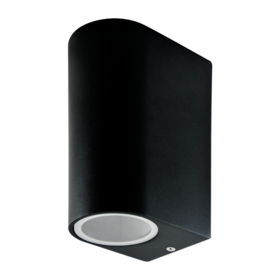 Kinkiet aluminiowy POLUX Boston SGL37WB-2 2 x GU10 czarny