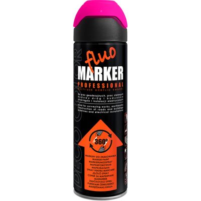 Znacznik Fluomarker różowy 0,5 l DECO COLOR