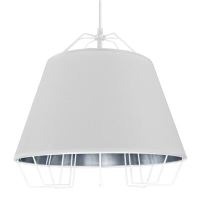 Lampa IL MIO FALUN P160590-W E27 biały/srebrny