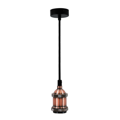 Lampa IL MIO Nola miedz DS-M-002A 1 x E27 100 cm czarno-miedziany