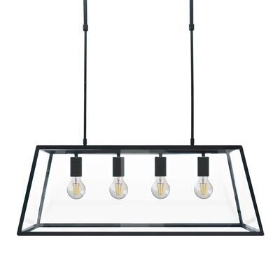 Lampa wisząca IL MIO FINLAND P036 4xE27 czarna