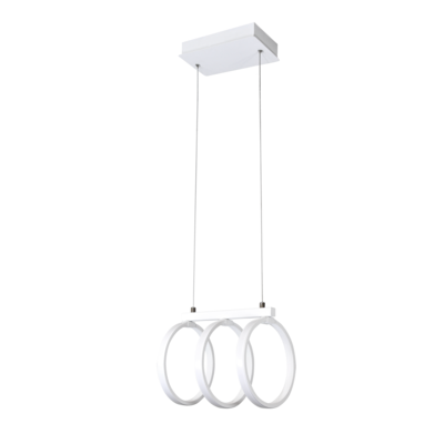 Lampa wisząca LED IL MIO FLINT MD1378-3A biała