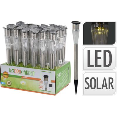 Lampa solarna inox 4,5 x 32 x 4,5 cm