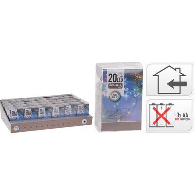 Lampki choinkowe LED 20 multikolor