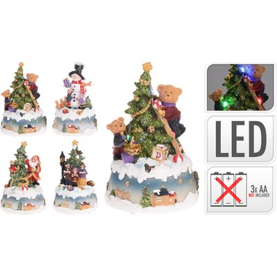 Dekoracja scenka z elementami LED mix