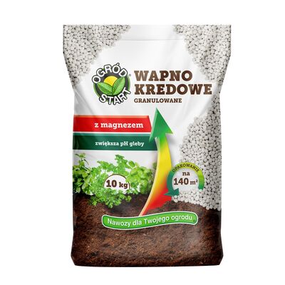 Wapno kredowe ogrodowe granulowane 10 kg Ogród Start