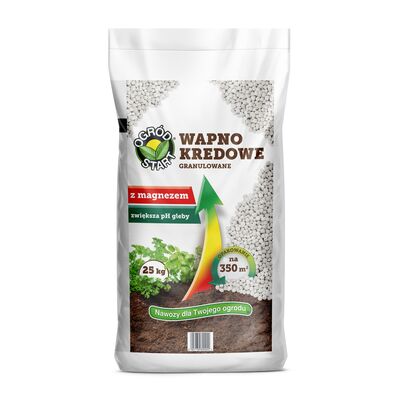 Wapno kredowe ogrodowe granulowane 25 kg Ogród Start