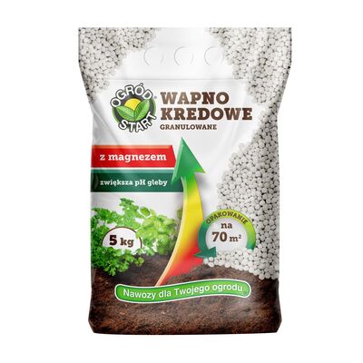 Wapno kredowe ogrodowe granulowane 5 kg Ogród Start