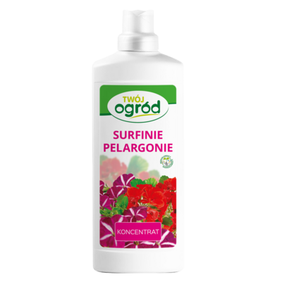 Nawóz płynny do pelargonii i surfinii 900 ml Twój Ogród