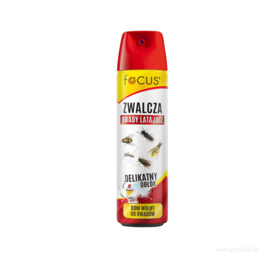 Aerozol uniwersalny Focus zwalcza owady latające 300 ml Agrosimex