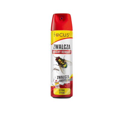 Aerozol Focus zwalcza muchy i komary 750 ml Agrosimex