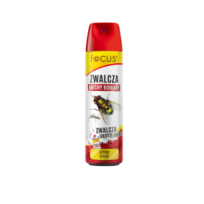 Aerozol focus zwalcza muchy i komary 750 ml FOCUS
