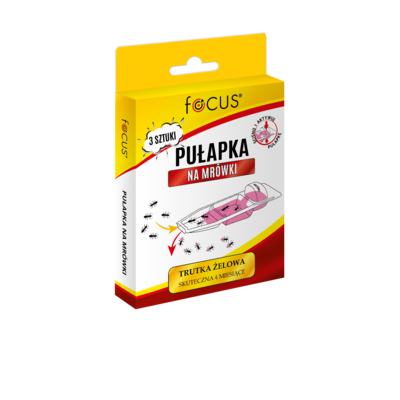 Pułapka żelowa na mrówki Focus 3 sztuki FOCUS