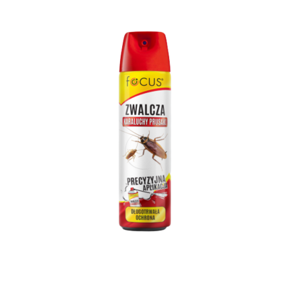 Aerozol Focus zwalcza karaluchy i prusaki 300 ml Agrosimex