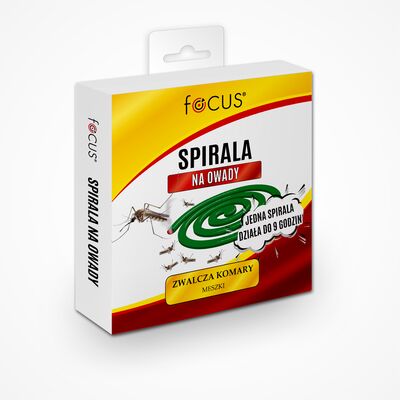 Spirala Focus zwalczająca komary i meszki 10 sztuk Agrosimex