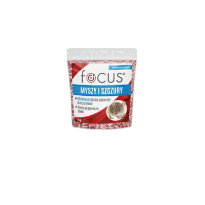 Granulat focus zwalcza myszy i szczury 1 kg FOCUS