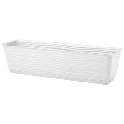 Skrzynka Sahara z podstawką 60 cm biała