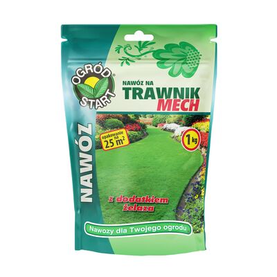 Nawóz na trawnik - mech doypack 1 kg Ogród Start