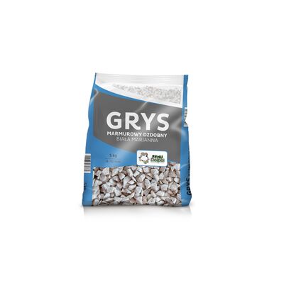 Grys marmurowy biały 4-10 mm 5 kg