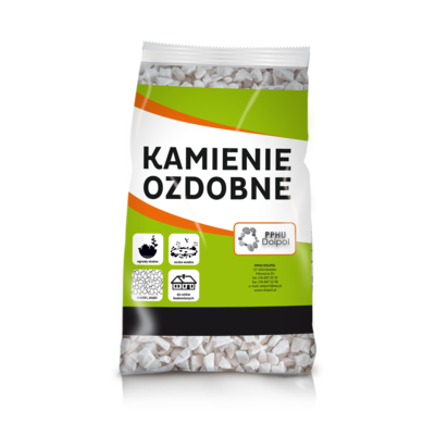 Otoczak dolomitowy biały 20-40 mm 15 kg